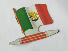 DRAPEAU EN FER MEXIQUE BISCUITS L'ALSACIENNE AMERICORAMA 1963 + HISTOIRE