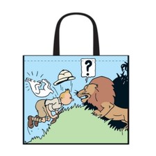 Sac semi-imperméable Tintin au Congo 45x38x20cm (04246)