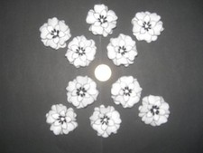 lot de 10 fleurs 3D pour scrapbooking ou carterie lot 2