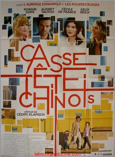 Casse tete chinois affiche - tete,