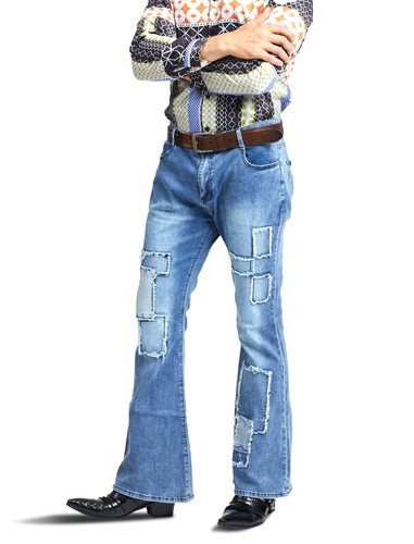 Jeans pattes éléphant - pattes, d'éléphant