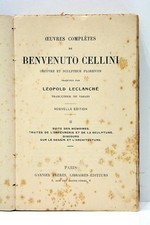 LIVRE ANCIEN LECLANCHE CELLINI