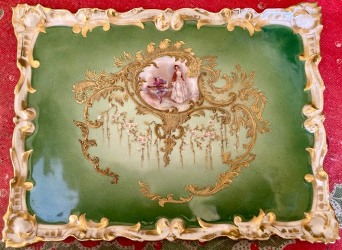 Plateau porcelaine - ,