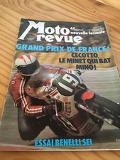 MOTO REVUE 2214 1975 GP France Ceccoto Benelli Sei poster Ch. Léon 680 König