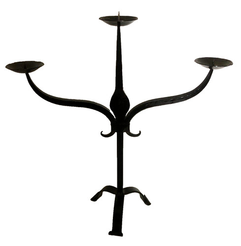 Bougeoir chandelier fer - ,