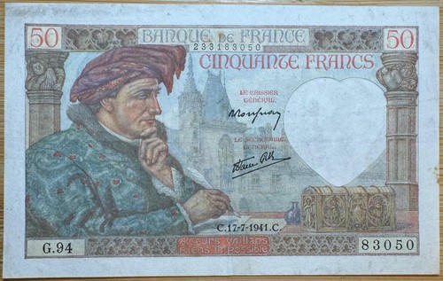Très beau billet francs - billet,
