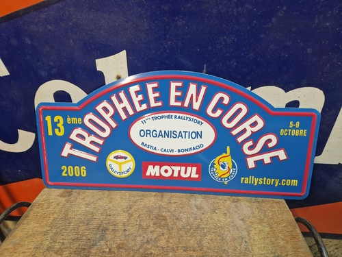 Plaque rallye ème - plaque, de