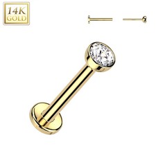 Piercing nez en or jaune 14