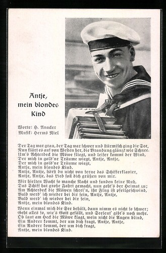 Marin avec accordéon - ak,