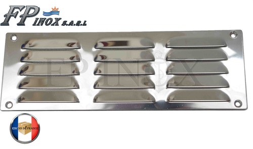 Grille inox 229mm 76mm - inox,