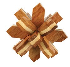 casse tete en bois bambou