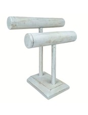 Présentoir à bracelets et montres 2 joncs en bois 