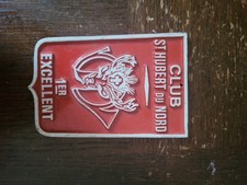 Plaque Club St Hubert Du Nord