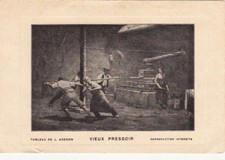 VALENCE tableau de louis AGERON vieux pressoir image