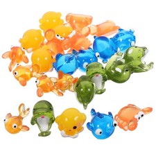  25 Pcs Figurines Animaux Mini D'animaux Marins Figures De Mer Silhouette