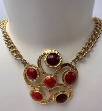 Collier pendentif martelé en