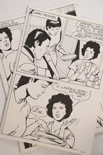 ❤️ 1987 BD Fumetti Fumetto Elvifrance complet 30 planches originales italie