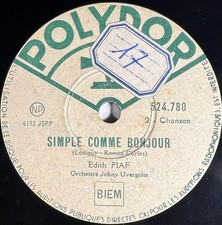 Edith Piaf : Simple comme