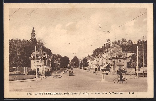 Cpa saint symphorien avenue - cpa, saint-symphorien,
