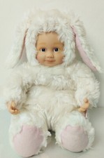Poupée Lapin blanc rose ANNE