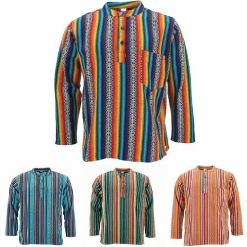Hommes chemise kurta - kurta, col