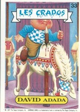 Carte "Les Crados"  DAVID Adada (33) Série 1 / TBE