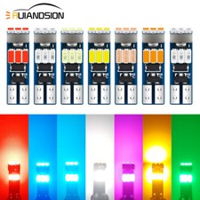 10x T5 3014 w3w LED lumière voiture tableau de bord rouge instrument ampoule 12V