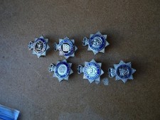 Obsolete 6 Badges Police United Kingdom Royaune Uni COLLECTION