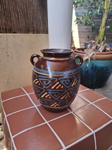 Vase ancien terre cuite - en,
