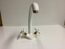 Robinet de Cuisine Blanc/Or 24