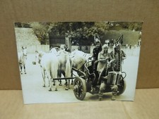 CHAR D'ASTERIX au départ de Paris pour Cannes  1967 ALAMO accordéoniste AIMABLE