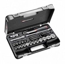 FACOM S.851 Coffret douilles 1/2" 6 pans métriques - 48 pièces