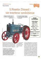 TRACTEUR AUSTIN DIESEL Un tracteur ambitieux & Sur 2 Pages