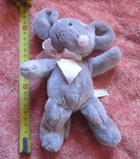 Doudou Peluche Petite SOURIS GRISE - MAXITA - H. 21cm - TBE