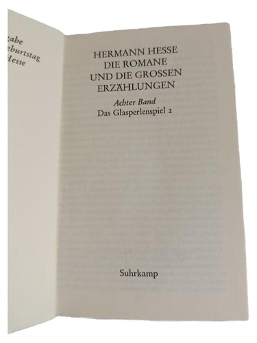 Hermann hesse jeu des - jeu,