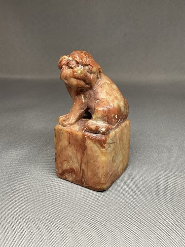 Ancien sceau chinois chien - ancien,