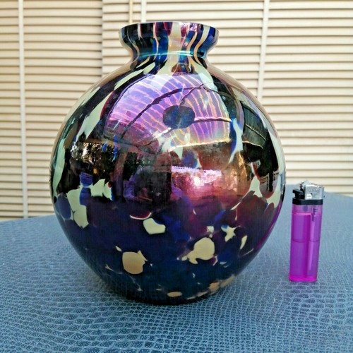 Vase boule art déco verre - , en