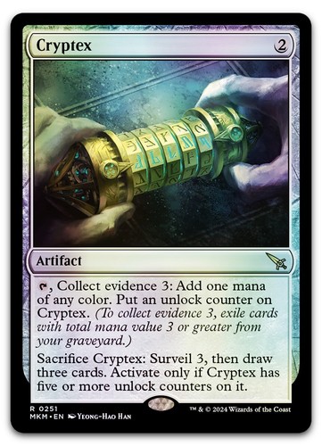 Mtg magic cryptex foil - mtg,