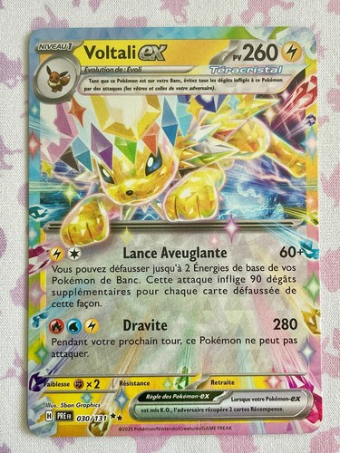 Carte pokémon voltali - pokémon,