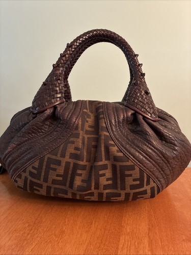 Fendi zucca spy bag - bag, brown