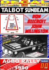 DECAL TALBOT SUNBEAM 2.0 RON