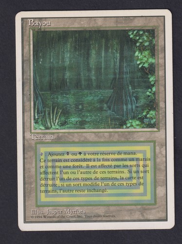 Magic mtg bayou revised - mtg,
