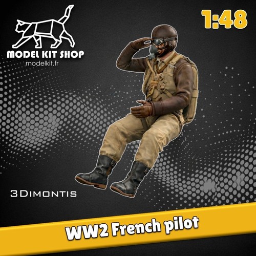 Ww2 pilote français - pilote,