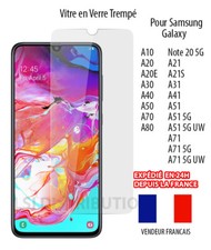 Vitre trempe Samsung A21s A31