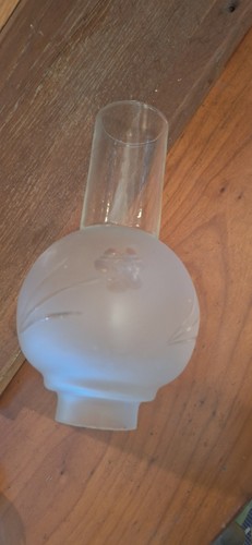 Globe decor fleur verre - globe,