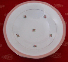 Compotier ancien sur pied, faïence de Grigny, Labrut et Cie