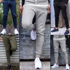 Enzo Hommes Slim Jogging Polaire Resserré Bas de Piste Pantalon Survêtement