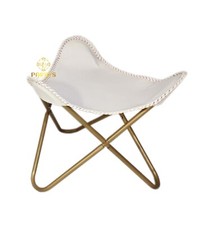 Pouf En Cuir En Forme De