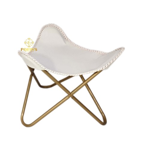 Pouf repose pieds cuir fait - repose-pieds, en