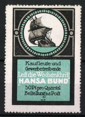 Marque publicitaire hansa - marque,